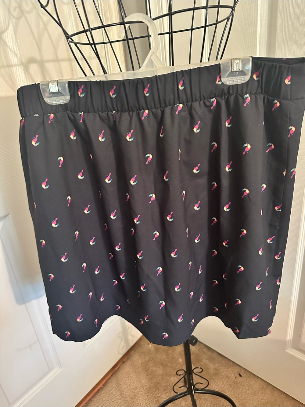Croft & Barrow Skirt with Built in Shorts W/ Toucan Print Size XL